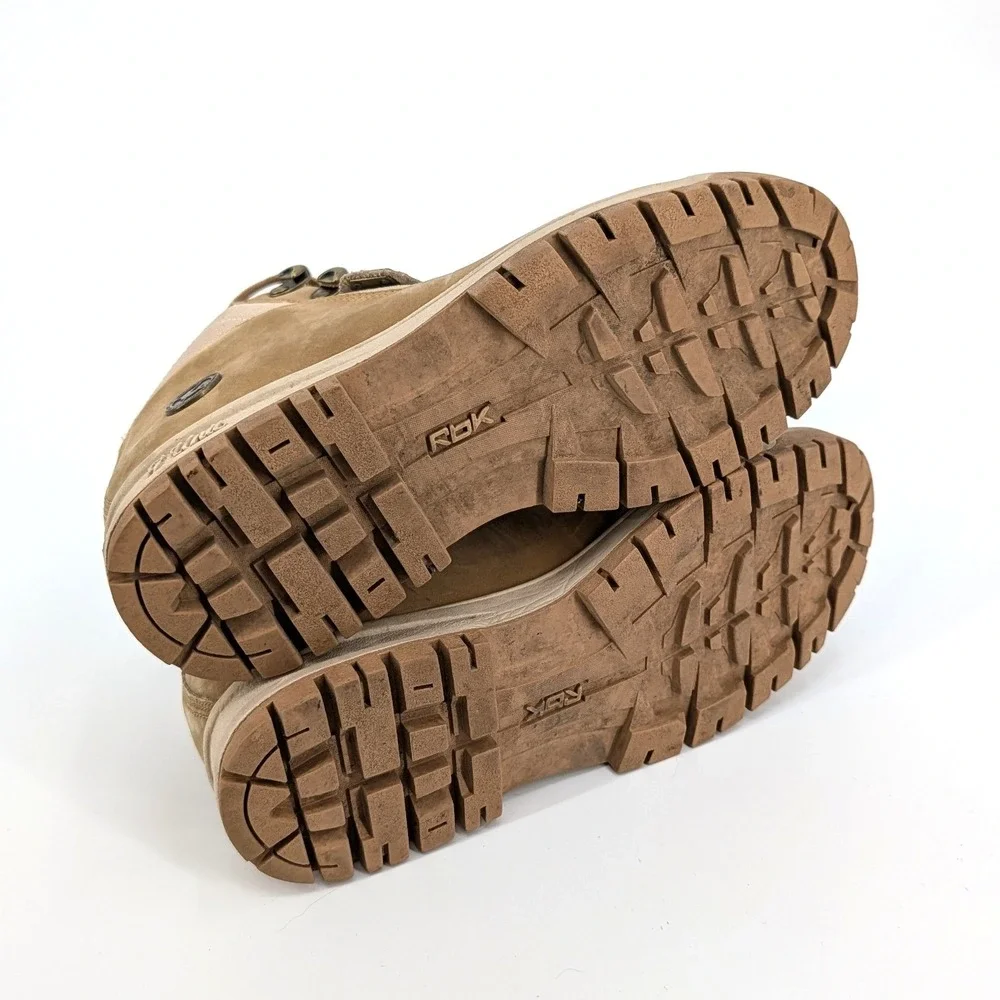 Reebok G-Unit G6‎ Tan Wheat Mid Top Boots Womens Size 6.5 RB 406 FLU 50 Cent